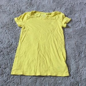 Yellow plain tee